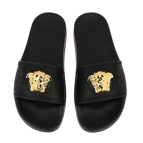 versace rubber sandals on sale|Versace clearance sale.